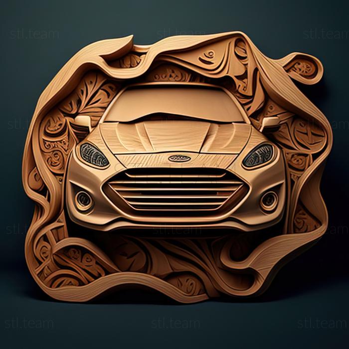 3D модель Форд Фиеста (STL)